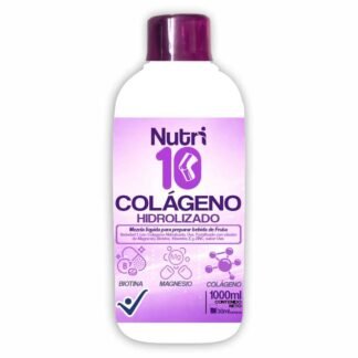 Colágeno Hidrolizado Nutri10® - Bebida Natural Concentrada para la Salud de la Piel, Cabello y Articulaciones